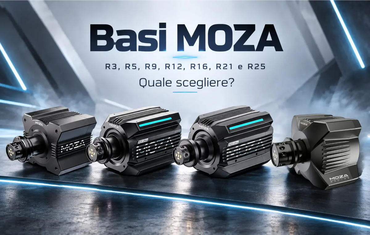 Basi moza racing confronto