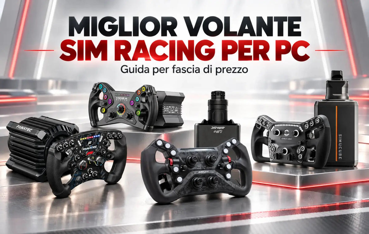 Miglior volante sim racing per PC: guida per fascia di prezzo Direct Drive Italia