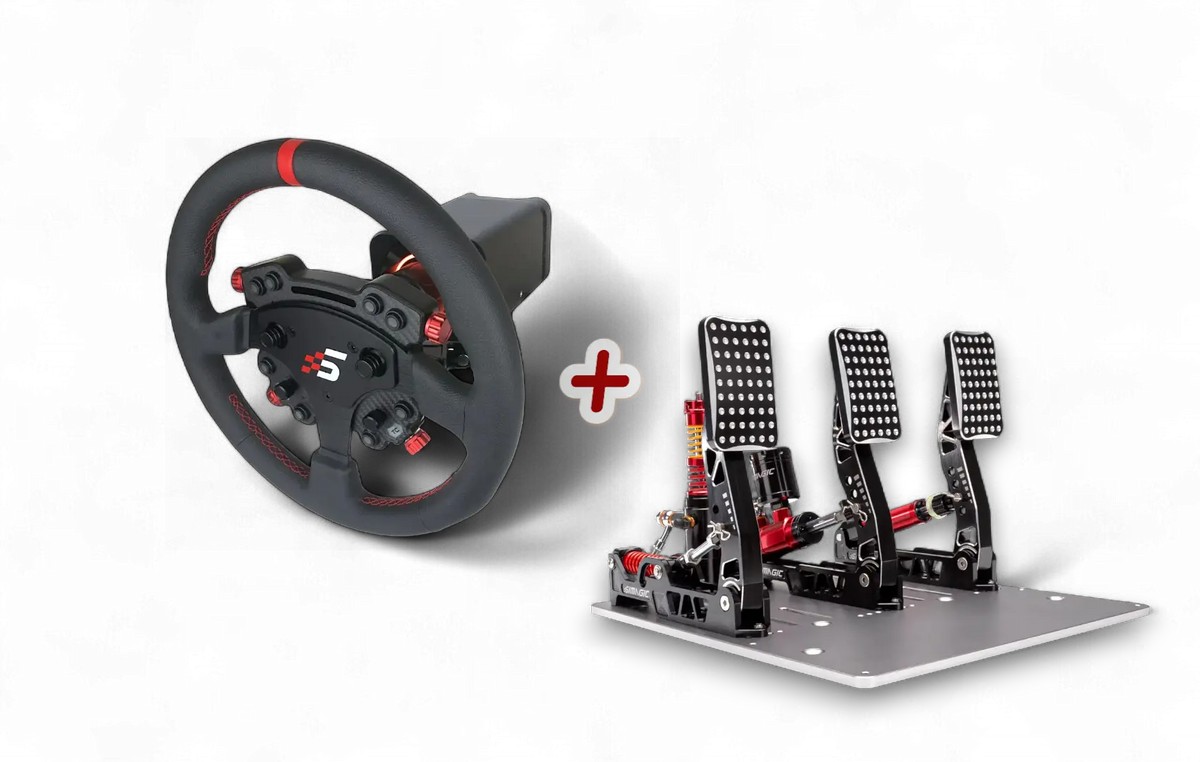Megabundle: Simagic Alpha EVO Pro wheelbase, gt pro r, p2000