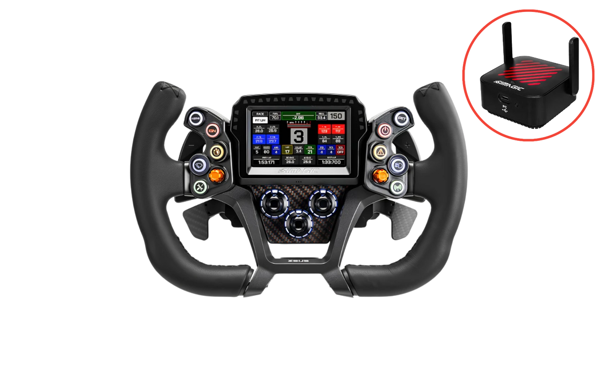 Simagic Zeus GT con MagicDash 4 e AirLink
