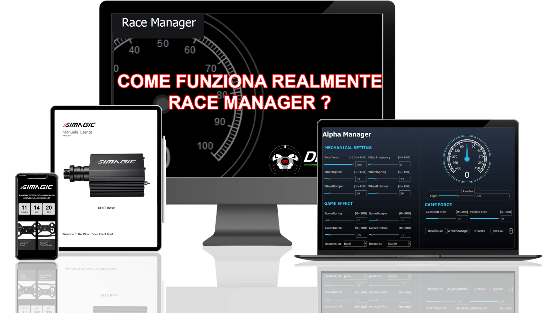 area riservata simagic direct drive italia