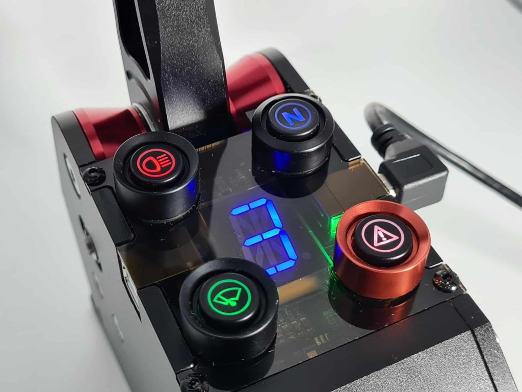 button box e tasti integrati cambio