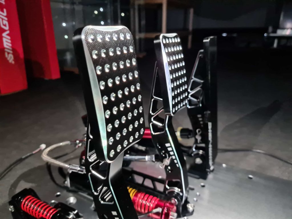 pedaliera simulatore materiali premium