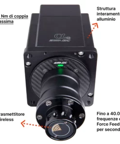 Simagic Alpha mini dettagi frontali