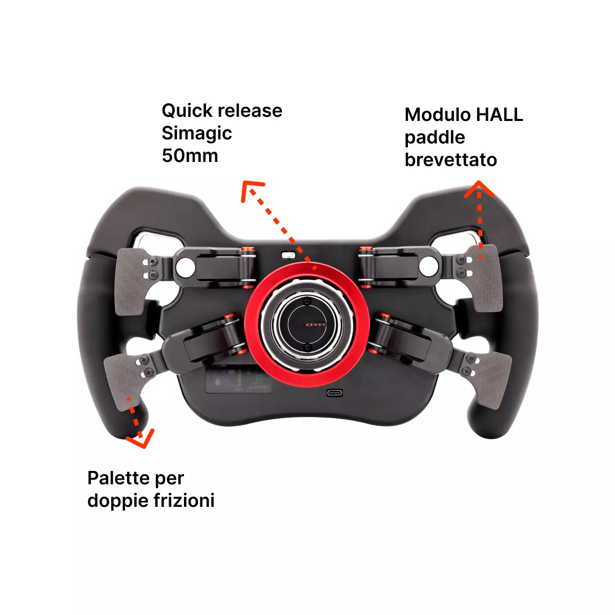 Volante formula Simagic FX retro