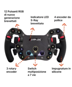 volante Simagic FX scocca frontale