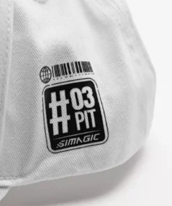 cappello simagic bianco dettaglio