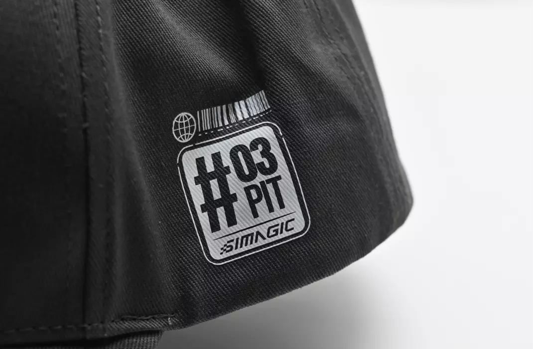 simagic black cap detail