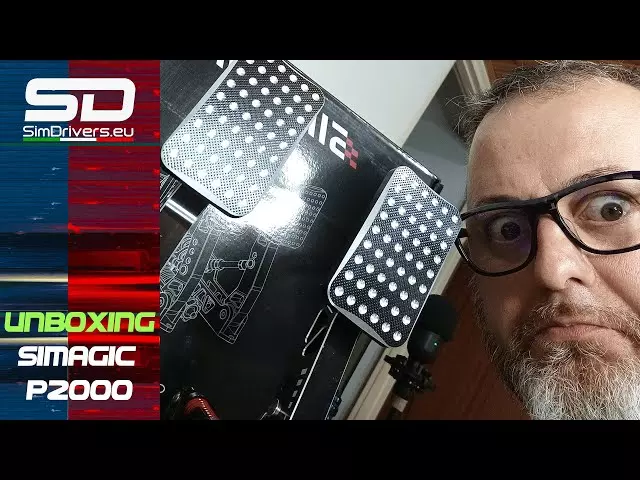 Unboxing pedaliera simagic P2000
