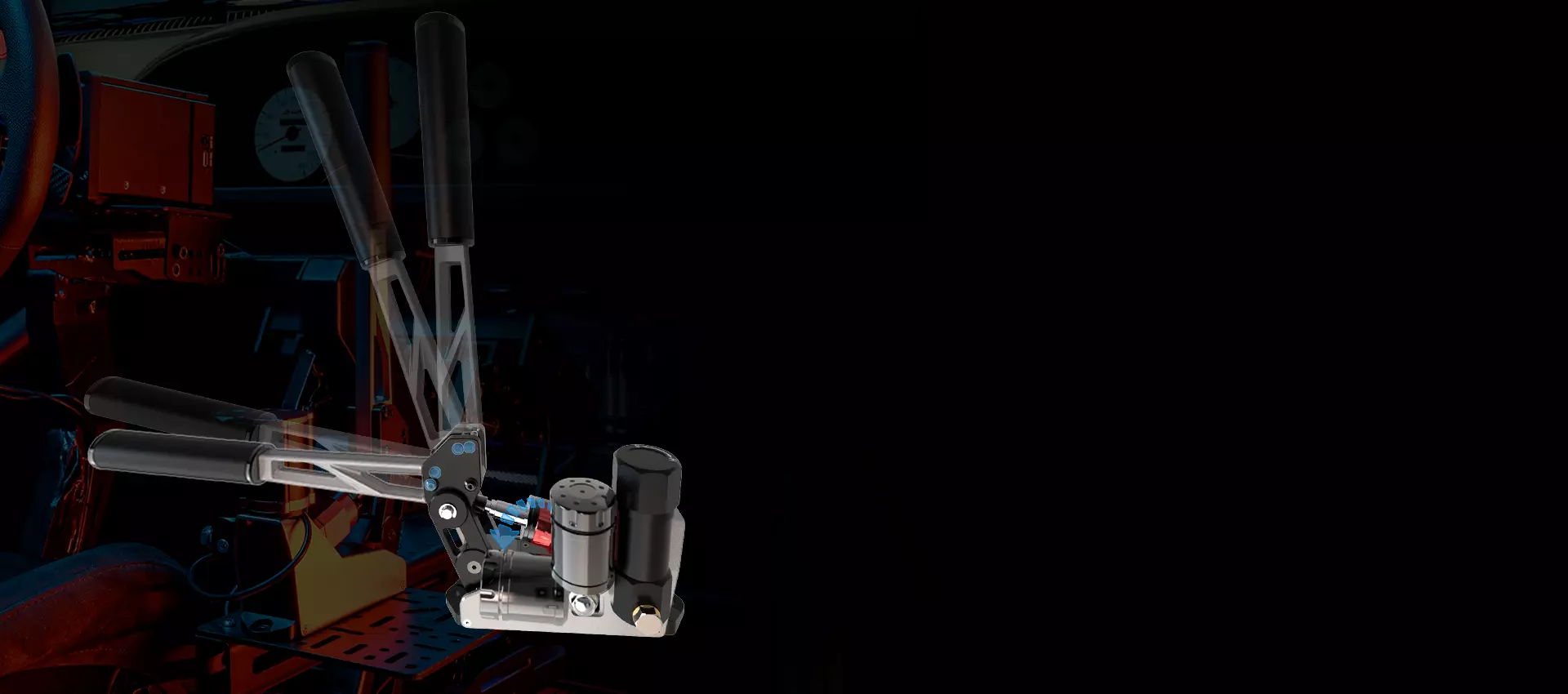 Freno a mano TB-RS idraulico Simagic personalizzazione