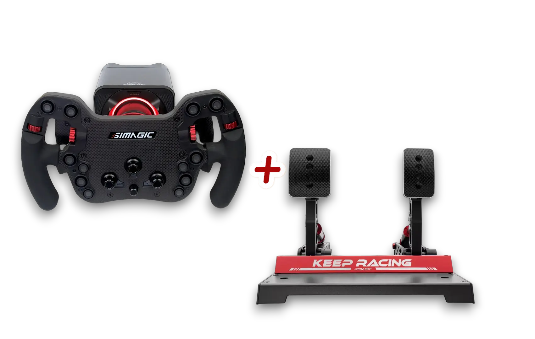 Megabundle Base Simagic Alpha EVO + fx+ p1000 2 pedali