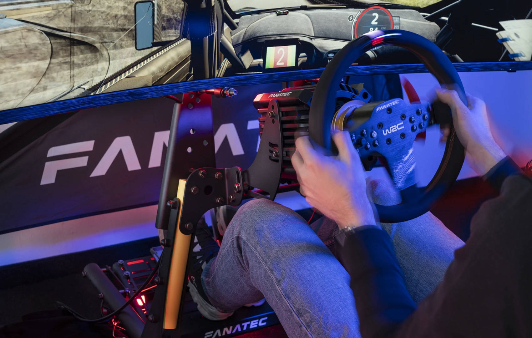 Fanatec CSL Elite WRC Volante in gioco
