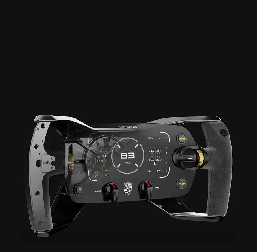 Moza Porsche Mission R alluminio CNC