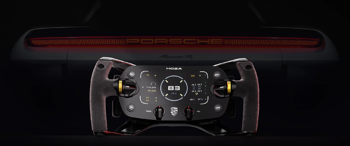 Moza Porsche Mission R volante