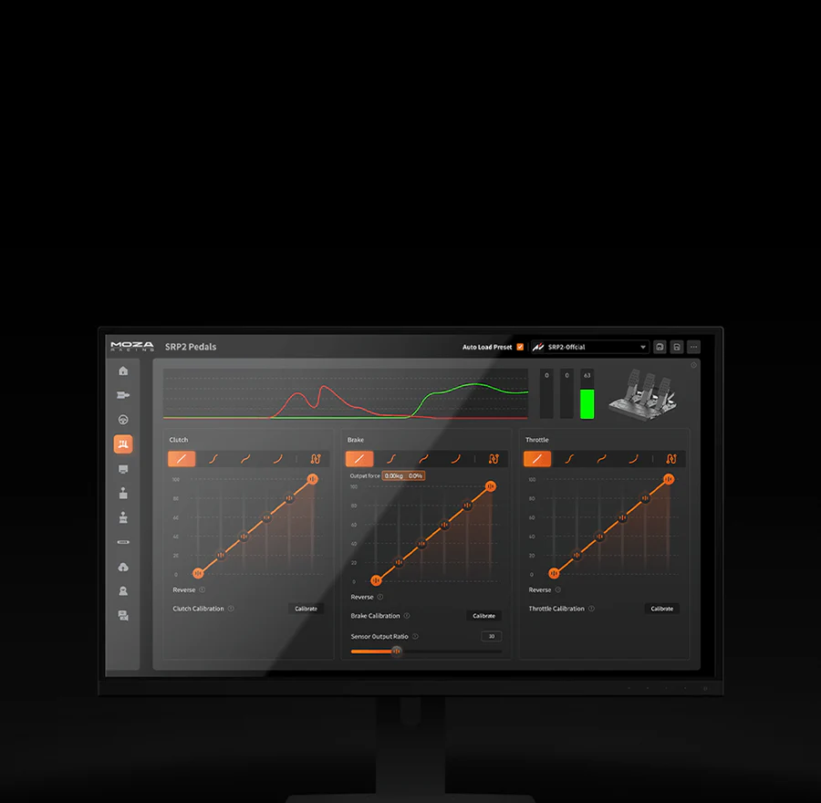 SRP2 Moza software