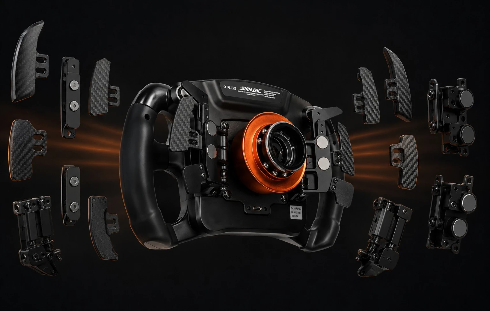 Simagic Zeus Formula Interchangeable Paddles