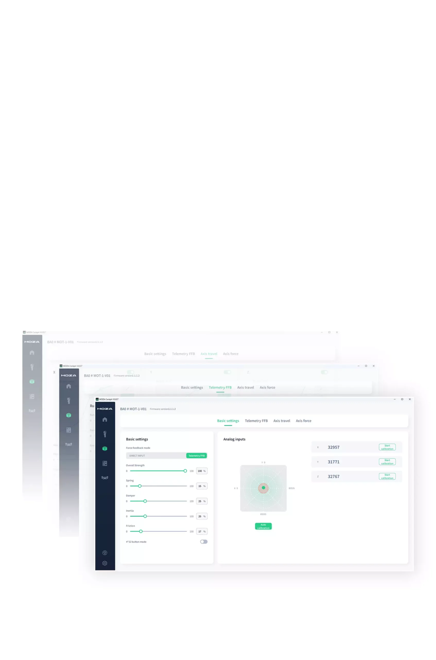 Moza AB9 software mobile