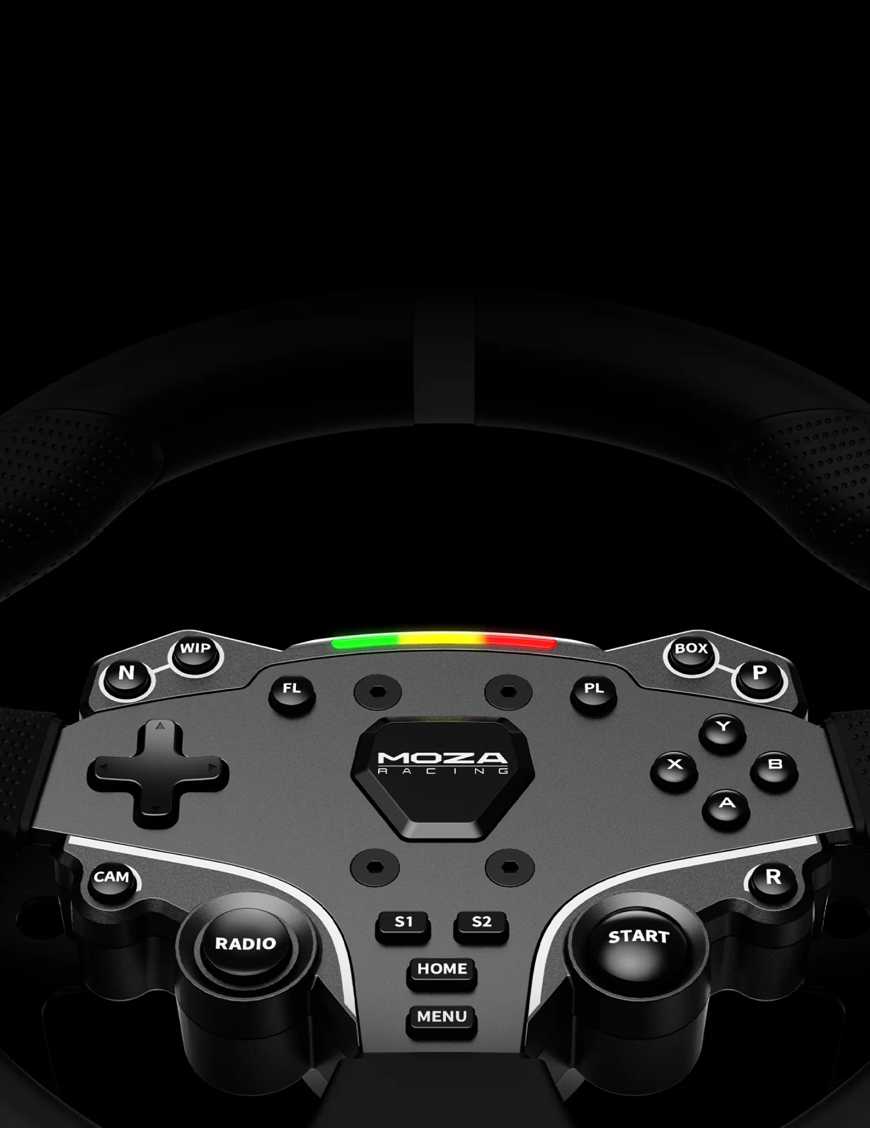 MOZA ES Lite volante pulsanti e led rpm mobile